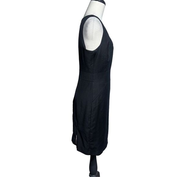 J. Crew Super 120's Little Black Dress Sleeveless and Fitted Size Small - Picture 5 of 6